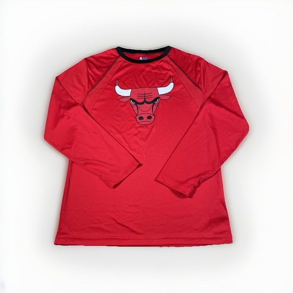 NBA Other - NBA Chicago Bulls Long‎ Sleeve T-Shirt Men's M Basketball Shooting Shirt Jordan